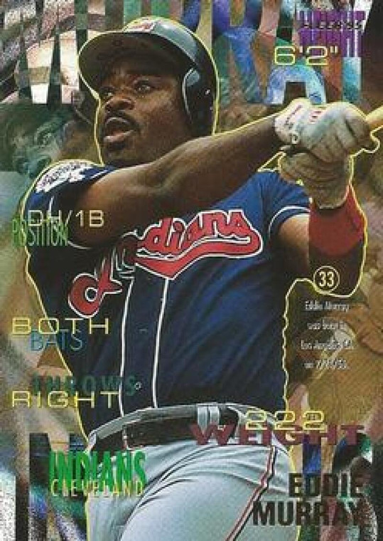 1995 Fleer #141 Eddie Murray VG Cleveland Indians 