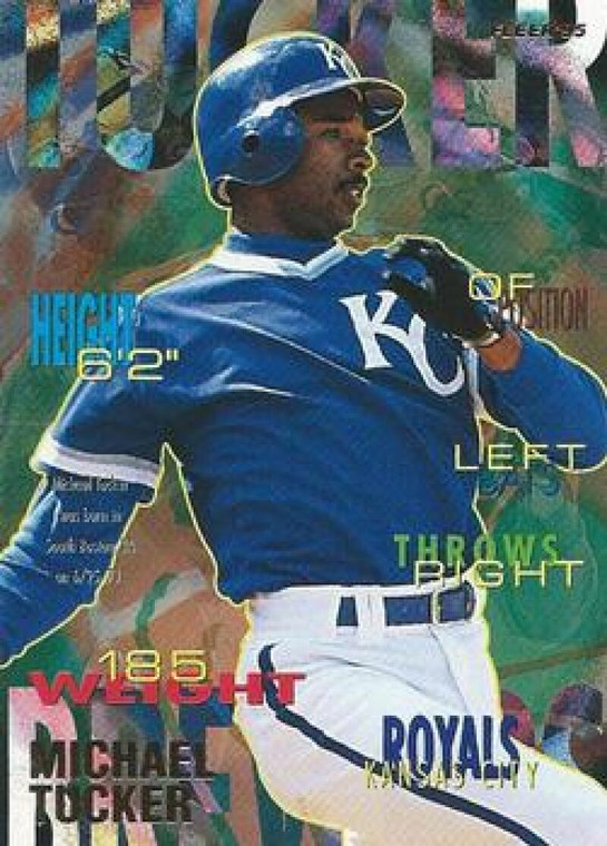 1995 Fleer #173 Michael Tucker VG Kansas City Royals 
