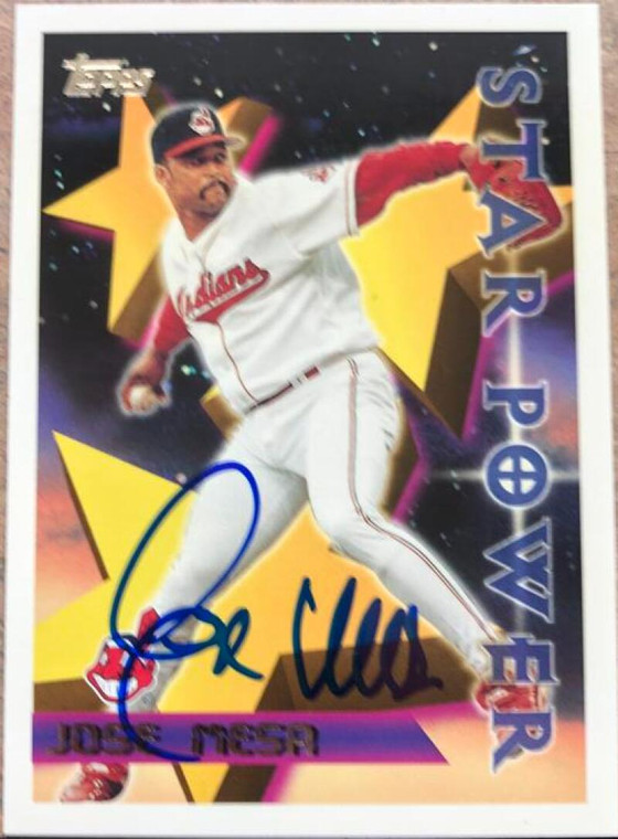 Jose Mesa Autographed 1996 Topps #231