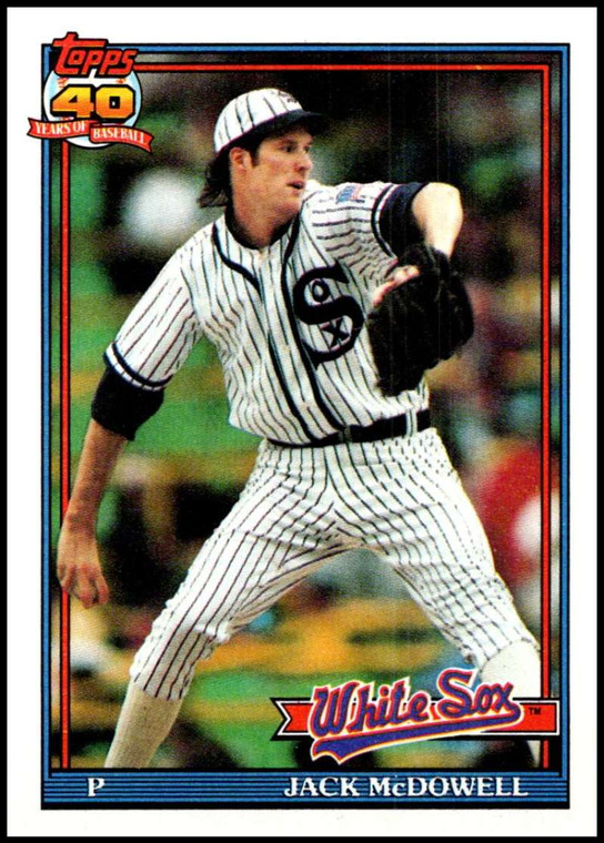 1991 Topps #219 Jack McDowell VG Chicago White Sox 