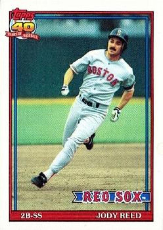 1991 Topps #247 Jody Reed VG Boston Red Sox 