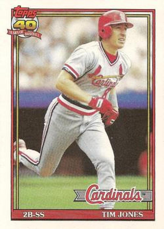 1991 Topps #262 Tim Jones VG St. Louis Cardinals 