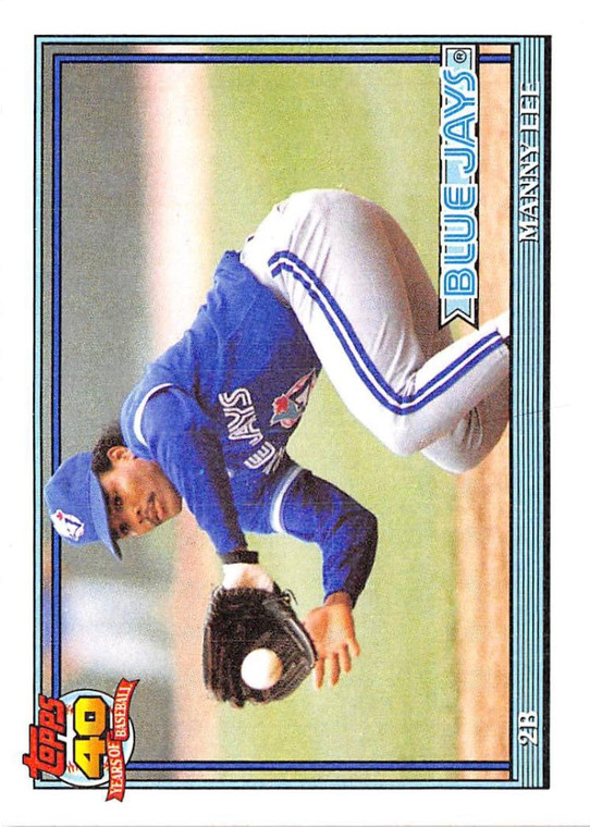 1991 Topps #297 Manuel Lee VG Toronto Blue Jays 