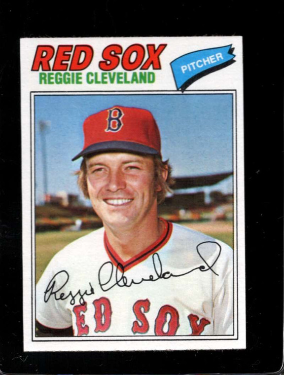 SOLD 86796 1977 Topps #613 Reggie Cleveland VG Boston Red Sox 