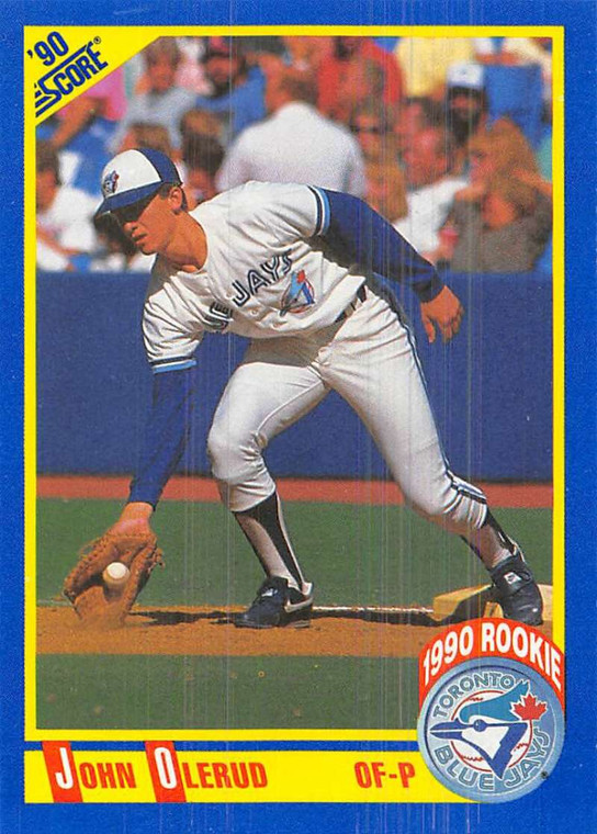 1990 Score #589 John Olerud VG RC Rookie Toronto Blue Jays 