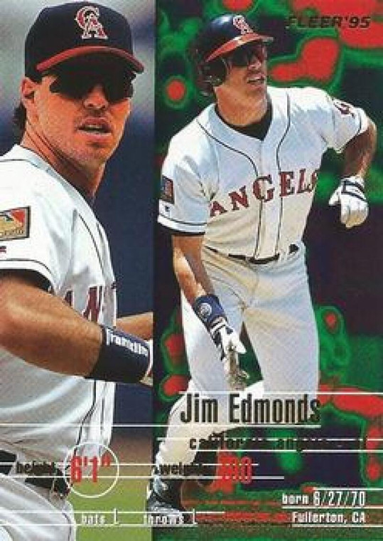 1995 Fleer #223 Jim Edmonds VG California Angels 