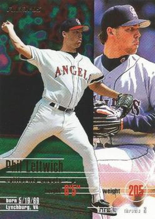 1995 Fleer #229 Phil Leftwich VG California Angels 