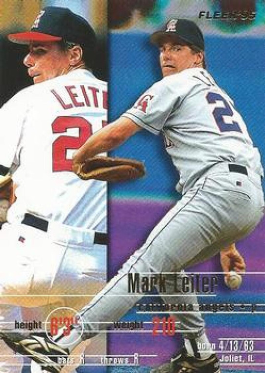 1995 Fleer #230 Mark Leiter VG California Angels 