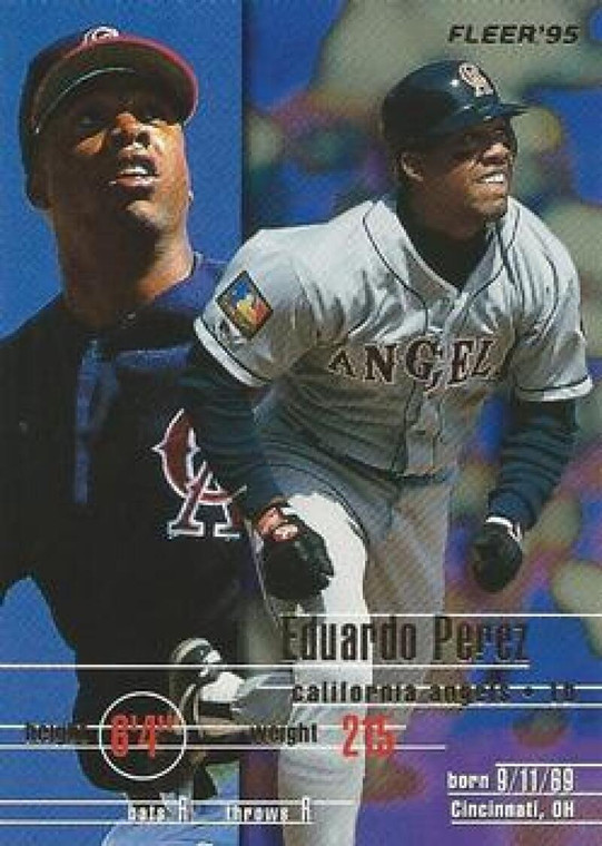 1995 Fleer #234 Eduardo Perez VG California Angels 