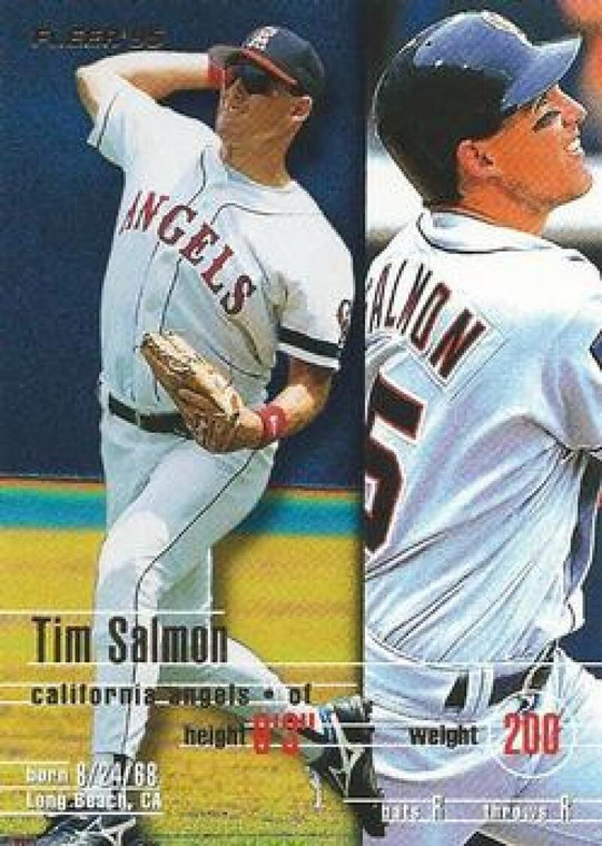 1995 Fleer #235 Tim Salmon VG California Angels 