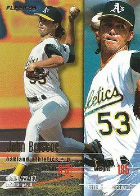 1995 Fleer #241 John Briscoe VG Oakland Athletics 