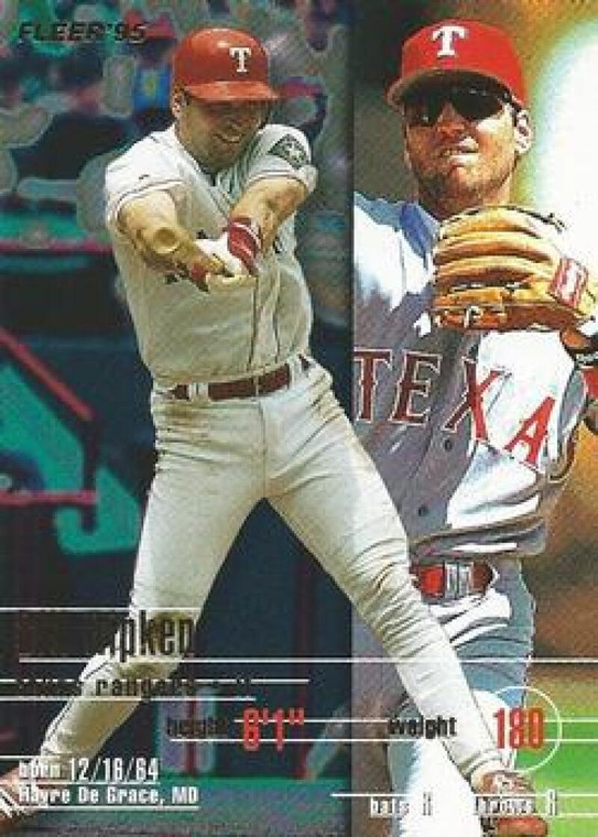 1995 Fleer #294 Billy Ripken VG Texas Rangers 