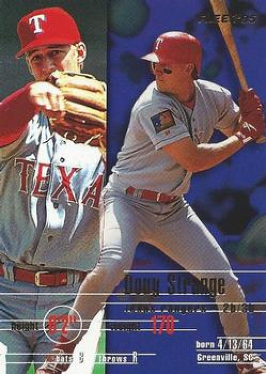 1995 Fleer #297 Doug Strange VG Texas Rangers 