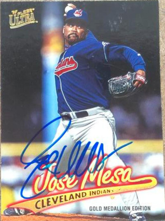 Jose Mesa Autographed 1997 Fleer Ultra Gold Medallion #G52