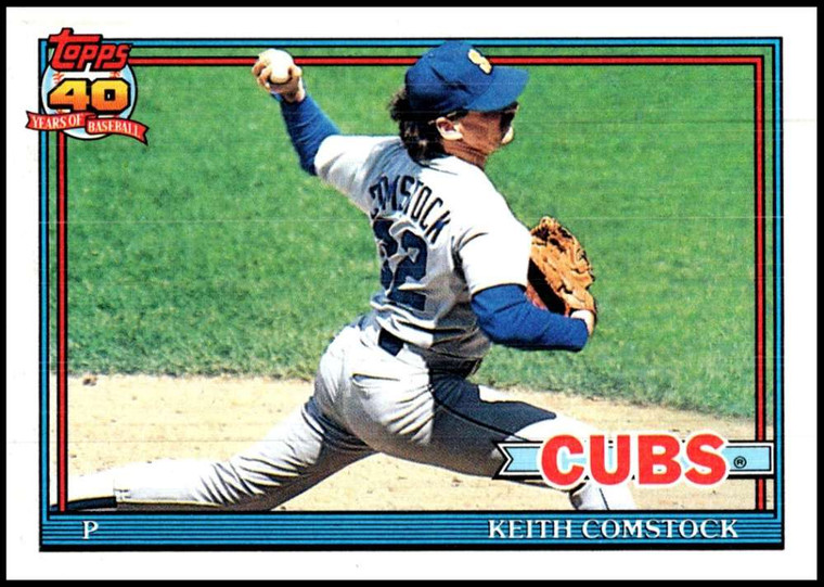 1991 Topps #337a Keith Comstock ERR VG Seattle Mariners 