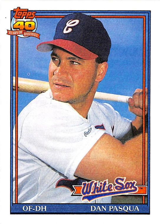 1991 Topps #364 Dan Pasqua VG Chicago White Sox 