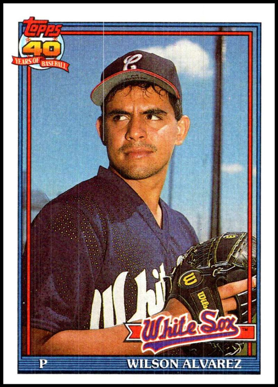 1991 Topps #378a Wilson Alvarez TC ERR VG Chicago White Sox 