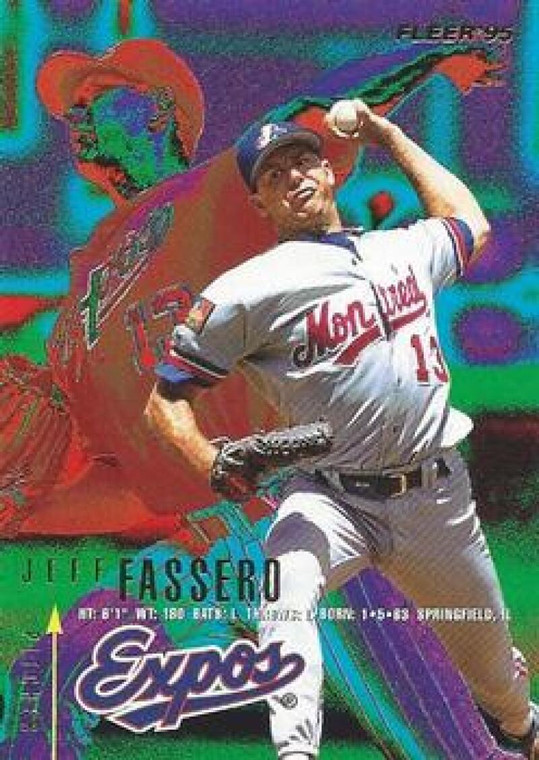 1995 Fleer #348 Jeff Fassero VG Montreal Expos 