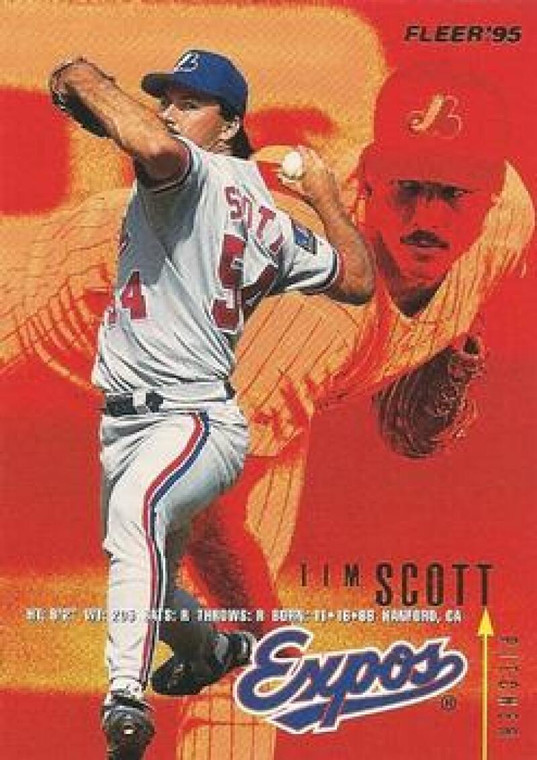 1995 Fleer #359 Tim Scott VG Montreal Expos 