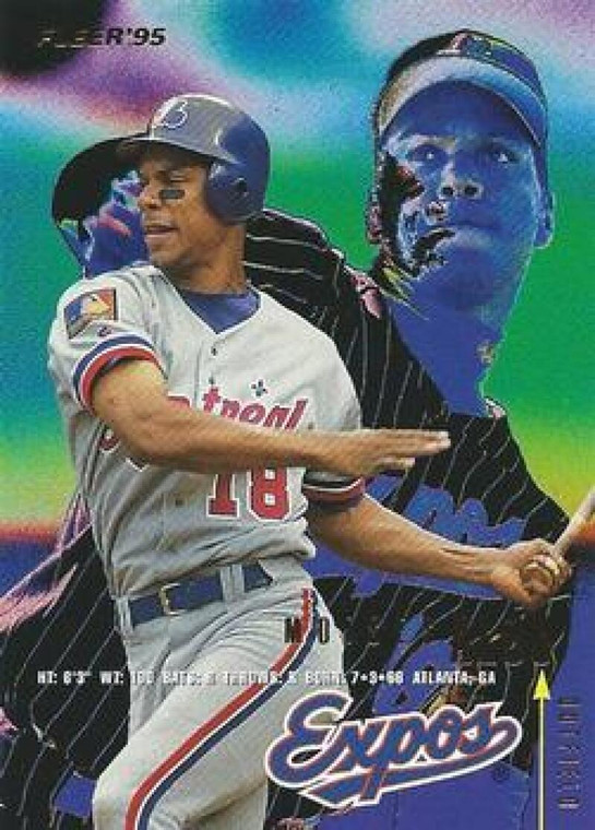 1995 Fleer #344 Moises Alou VG Montreal Expos 