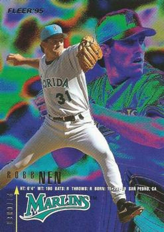 1995 Fleer #338 Robb Nen VG Florida Marlins 