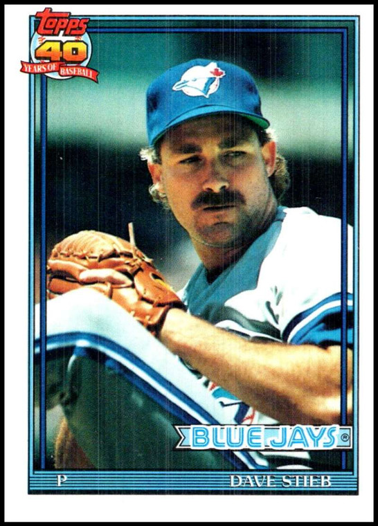 1991 Topps #460 Dave Stieb VG Toronto Blue Jays 