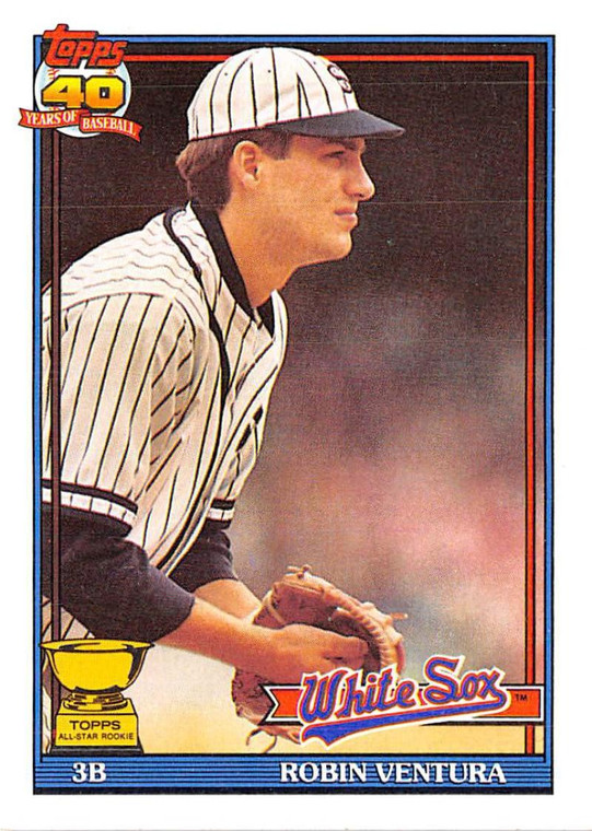1991 Topps #461 Robin Ventura VG Chicago White Sox 