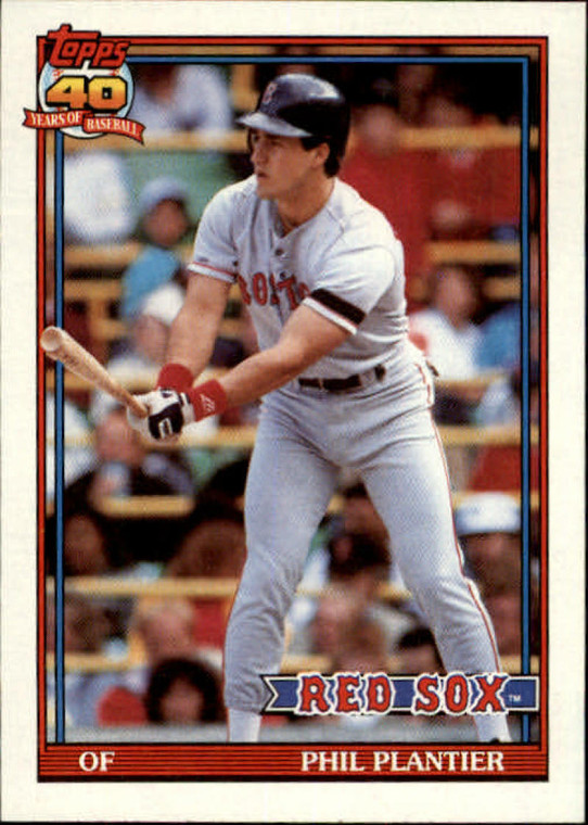 1991 Topps #474 Phil Plantier VG RC Rookie Boston Red Sox 
