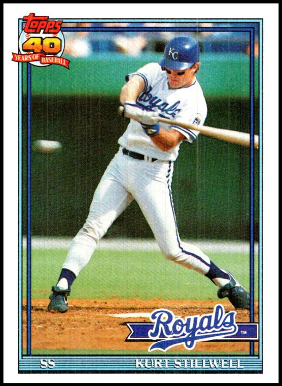 1991 Topps #478 Kurt Stillwell VG Kansas City Royals 