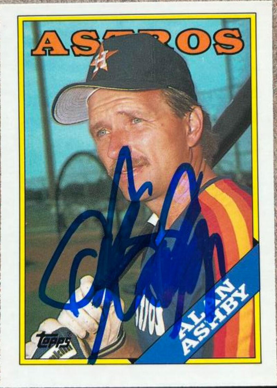 Alan Ashby Autographed 1988 Topps Tiffany #48