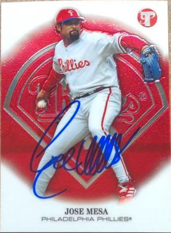 Jose Mesa Autographed 2002 Topps Pristine #112