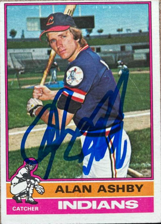 Alan Ashby Autographed 1976 Topps #209