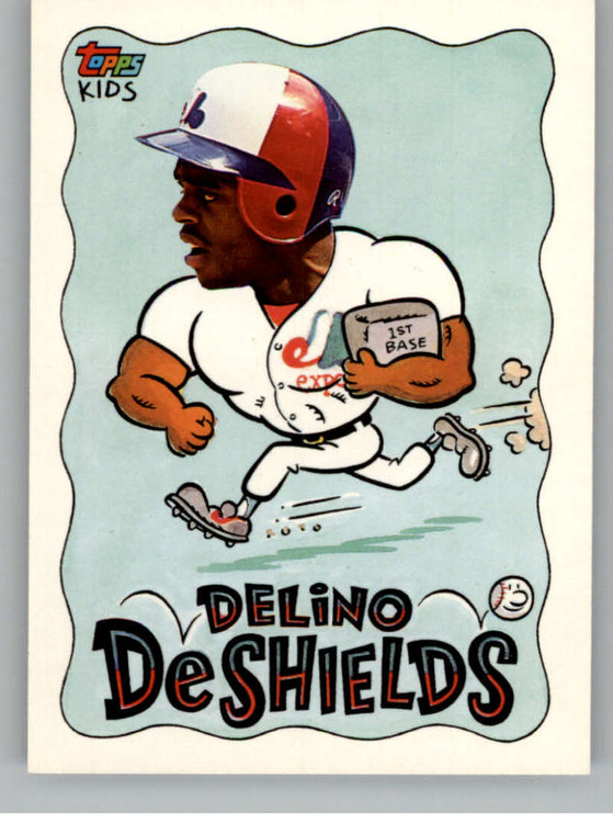 1992 Topps Kids #9 Delino DeShields NM-MT Montreal Expos 