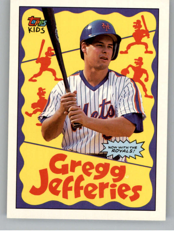 1992 Topps Kids #14 Gregg Jefferies NM-MT New York Mets 