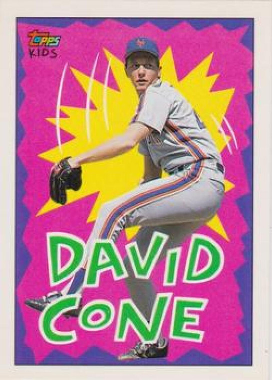 1992 Topps Kids #16 David Cone NM-MT New York Mets 