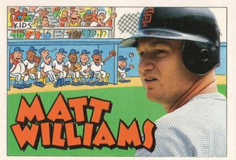 1992 Topps Kids #60 Matt Williams NM-MT San Francisco Giants 