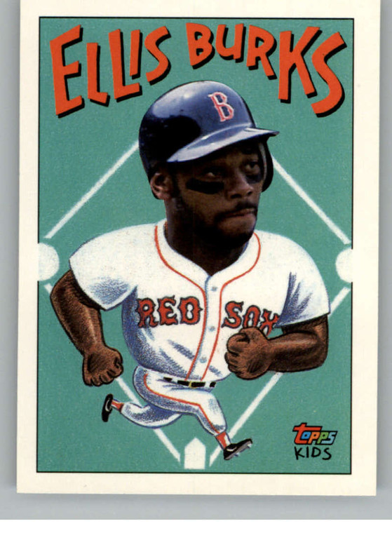 1992 Topps Kids #70 Ellis Burks NM-MT Boston Red Sox 