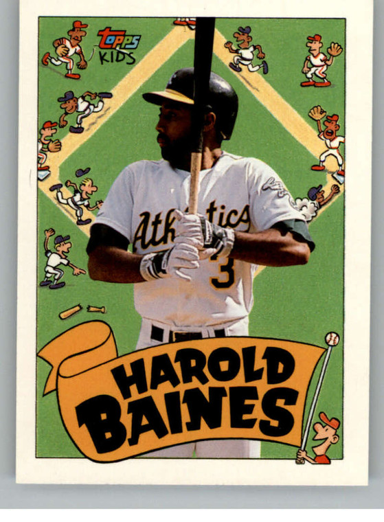 1992 Topps Kids #120 Harold Baines NM-MT Oakland Athletics 