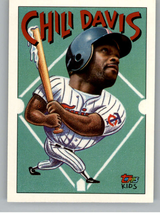 1992 Topps Kids #113 Chili Davis NM-MT Minnesota Twins 