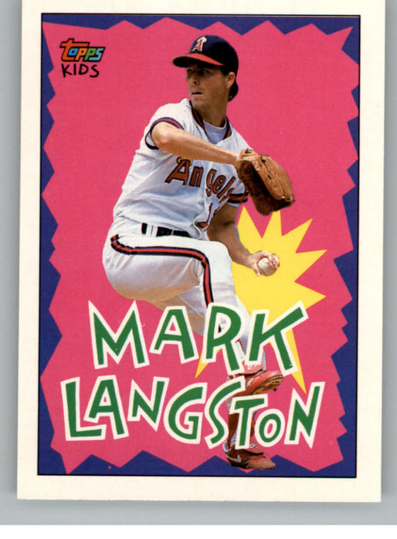 1992 Topps Kids #98 Mark Langston NM-MT California Angels 