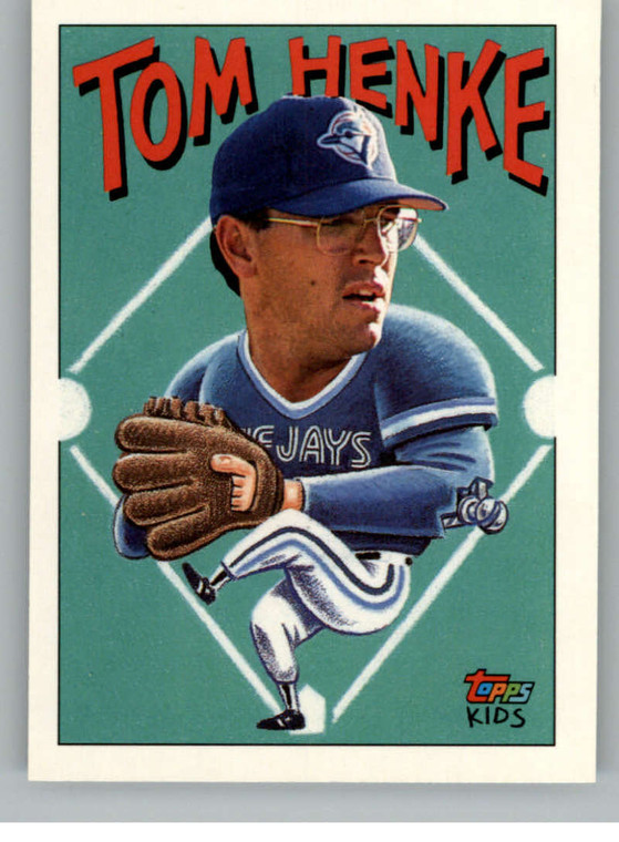 1992 Topps Kids #93 Tom Henke NM-MT Toronto Blue Jays 