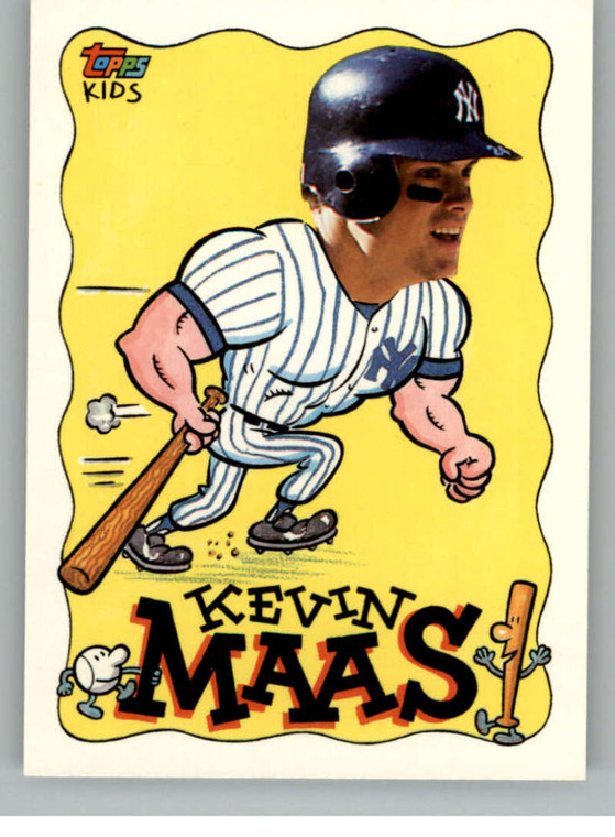 SOLD 117553 1992 Topps Kids #86 Kevin Maas NM-MT New York Yankees 
