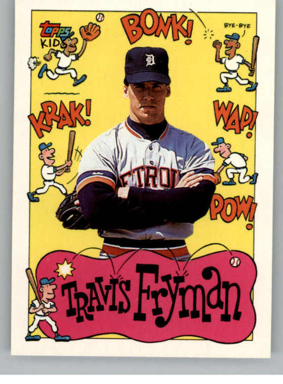 1992 Topps Kids #78 Travis Fryman NM-MT Detroit Tigers 