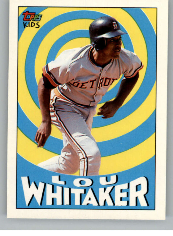 1992 Topps Kids #77 Lou Whitaker NM-MT Detroit Tigers 