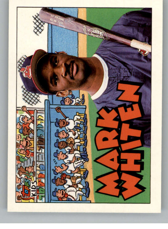 1992 Topps Kids #74 Mark Whiten NM-MT Cleveland Indians 