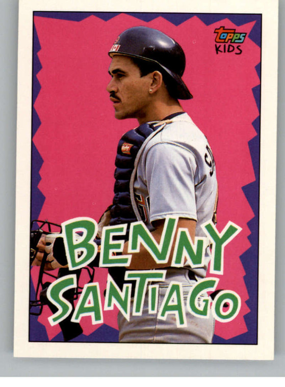 1992 Topps Kids #54 Benito Santiago NM-MT San Diego Padres 
