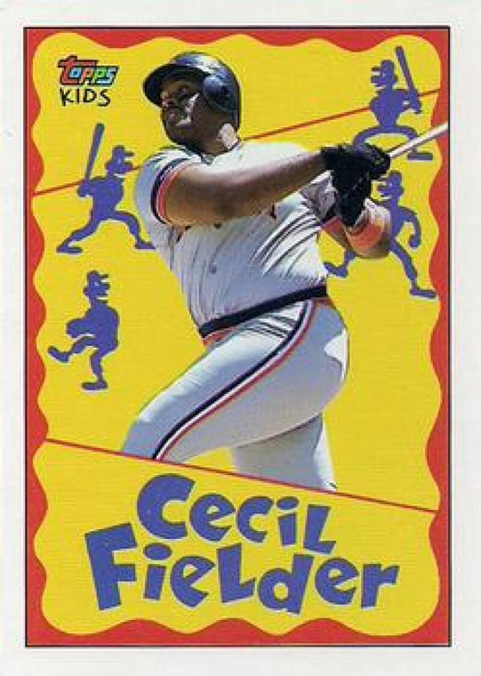 1992 Topps Kids #76 Cecil Fielder NM-MT Detroit Tigers 