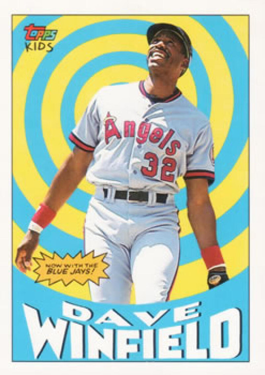 1992 Topps Kids #96 Dave Winfield NM-MT California Angels 