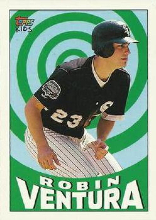 SOLD 117569 1992 Topps Kids #102 Robin Ventura NM-MT Chicago White Sox 