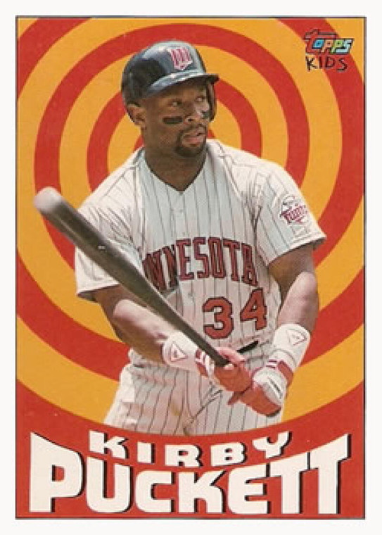 1992 Topps Kids #109 Kirby Puckett NM-MT Minnesota Twins 